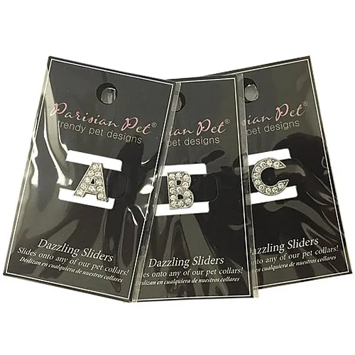 10 mm Slide Letters A-Z w/ card (5/pk)