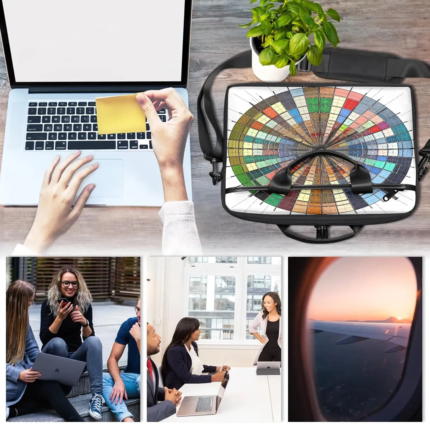 13-15 Inch Sports Baseball Handy Laptop Bag Sports Shoulder Laptop Bag For Work, School, Travel And More