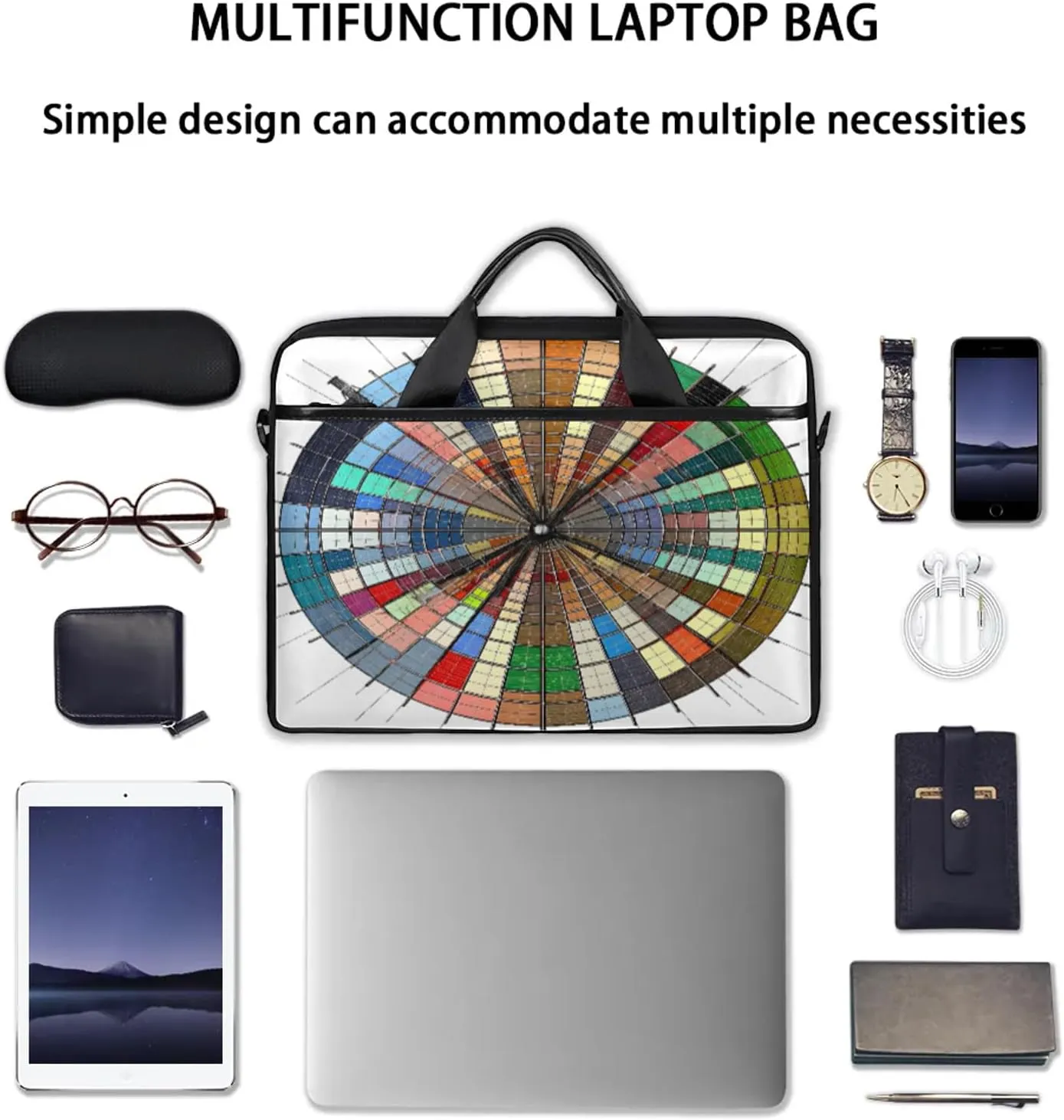 13-15 Inch Sports Baseball Handy Laptop Bag Sports Shoulder Laptop Bag For Work, School, Travel And More