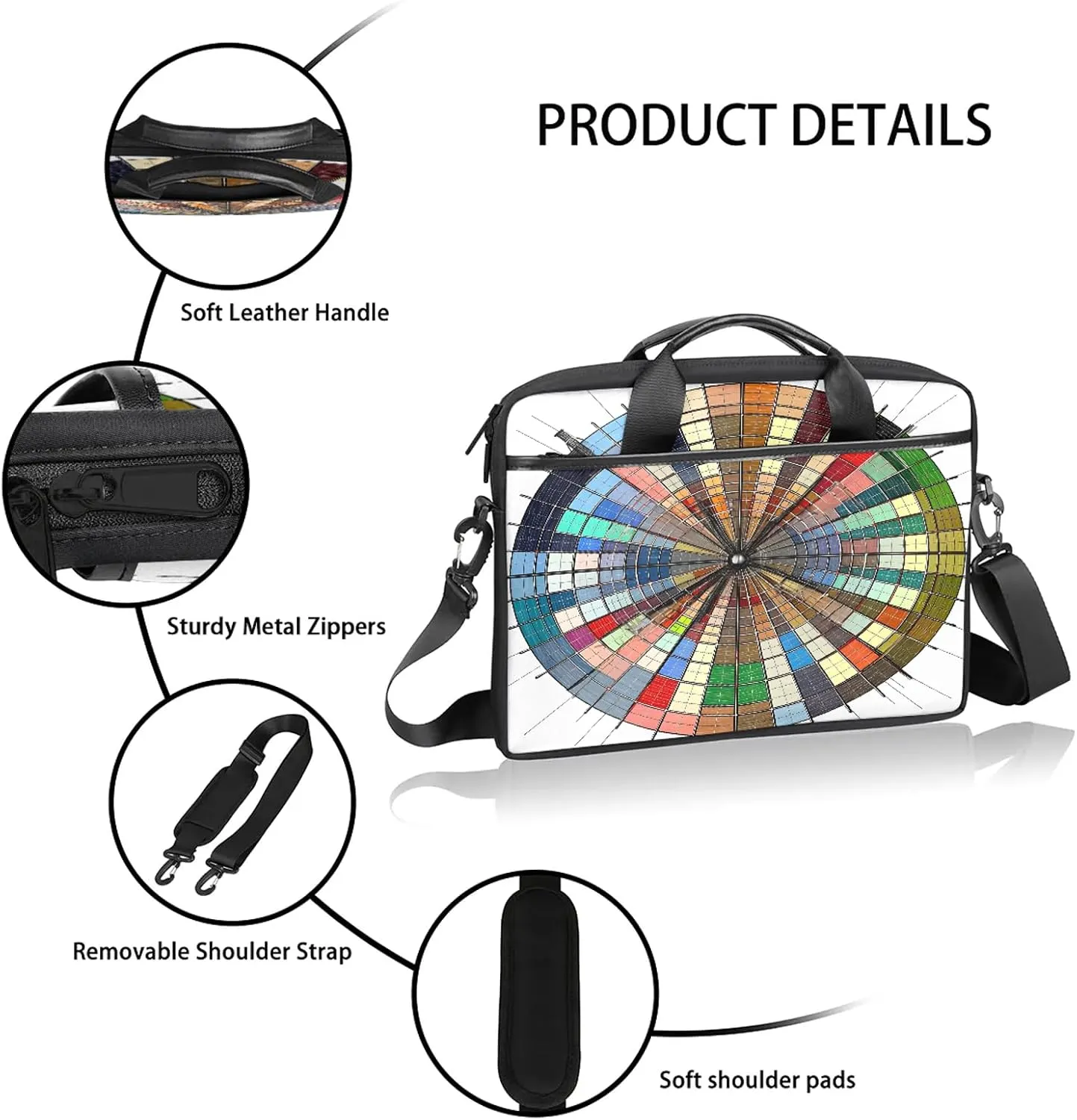 13-15 Inch Sports Baseball Handy Laptop Bag Sports Shoulder Laptop Bag For Work, School, Travel And More