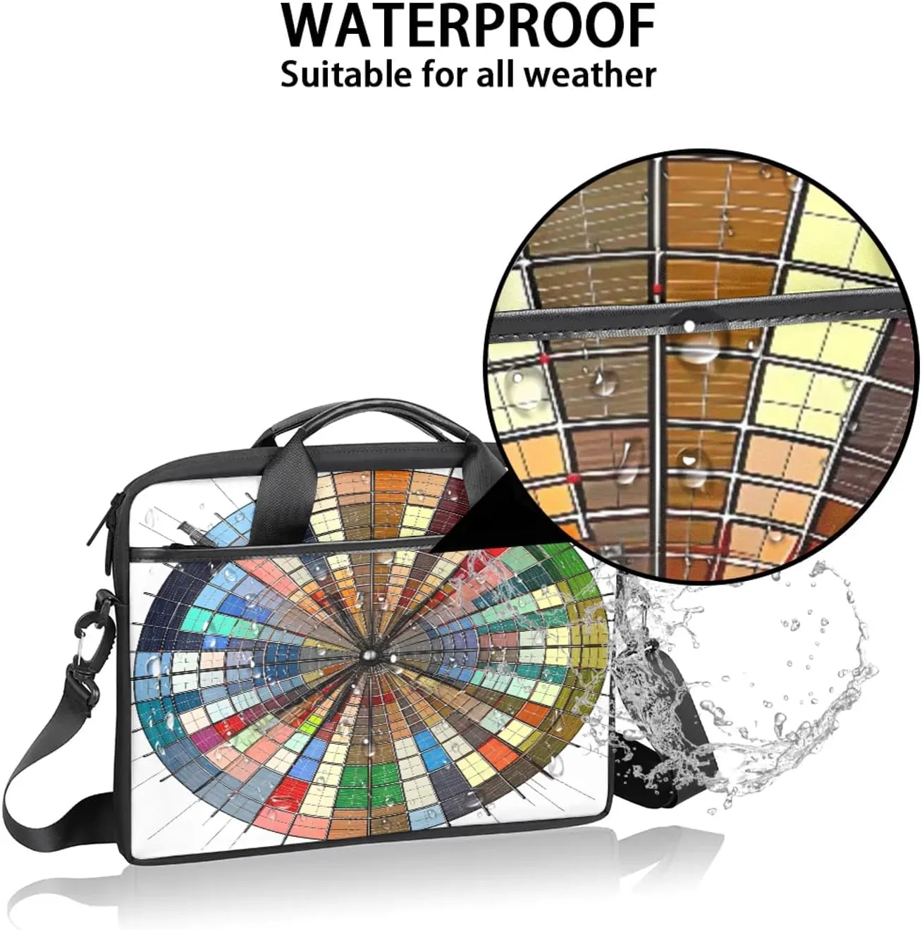 13-15 Inch Sports Baseball Handy Laptop Bag Sports Shoulder Laptop Bag For Work, School, Travel And More