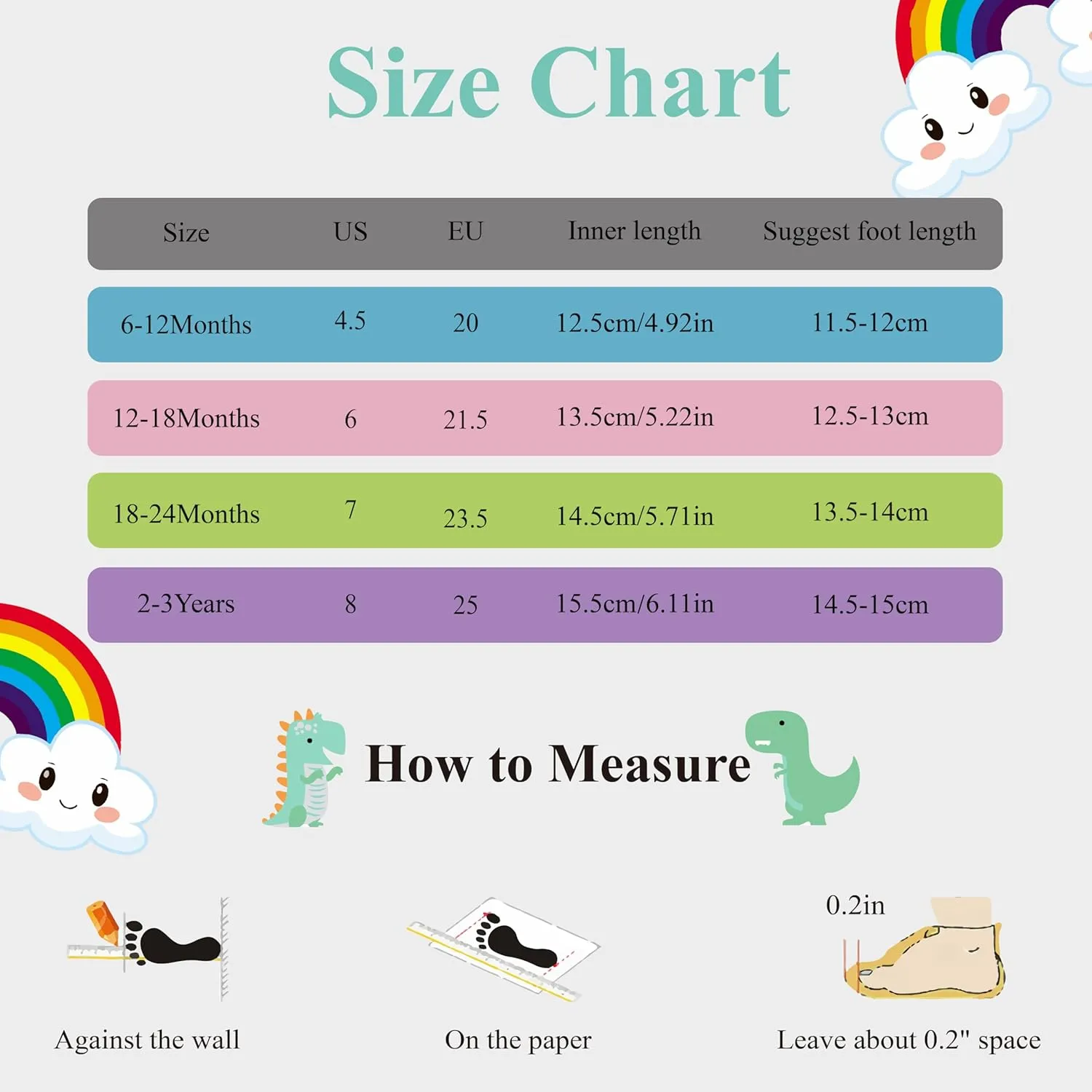 2 Pairs Baby Sock Shoes Boys Girls Non Slip Soft Rubber Sole Sneakers Toddler Infant Slip On Slippers First Walking Shoes