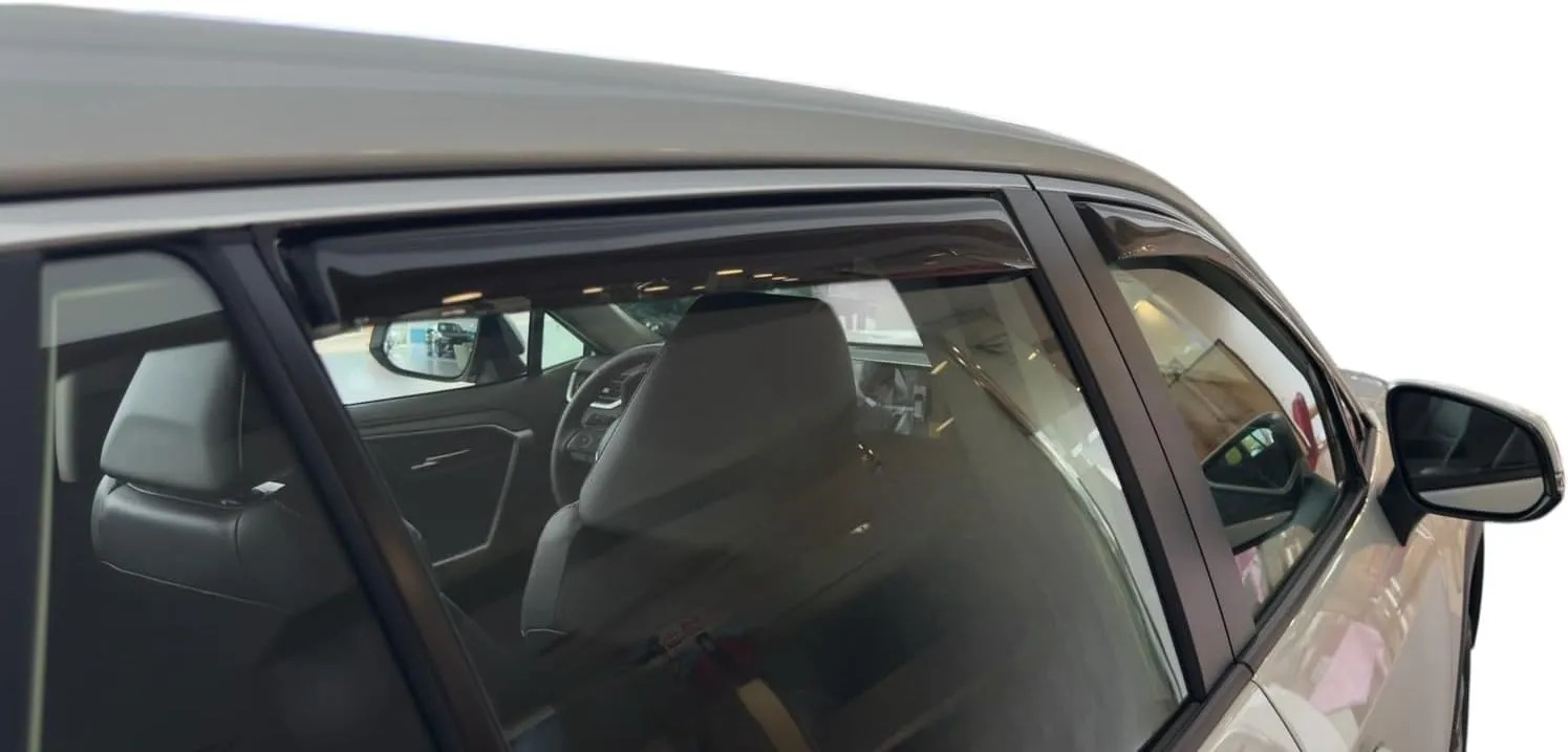2019-2025 in-Channel Rain Guards Side Window Visor Deflectors for Toyota Toyota Rav4 SE XSE LE XLE Adventure Limited Hybrid 2020 2021 2022 2023 2024