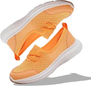 2024 Women's Soft Sole Mesh Comfort Orthopedic Shoes, Comfortable Mesh Walking Shoes Low Top Orthopedic Slip on Shoes