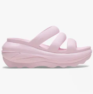209842-6ZW MEGA CRUSH TRIPLE STRAP Womens Sliders Pink Milk