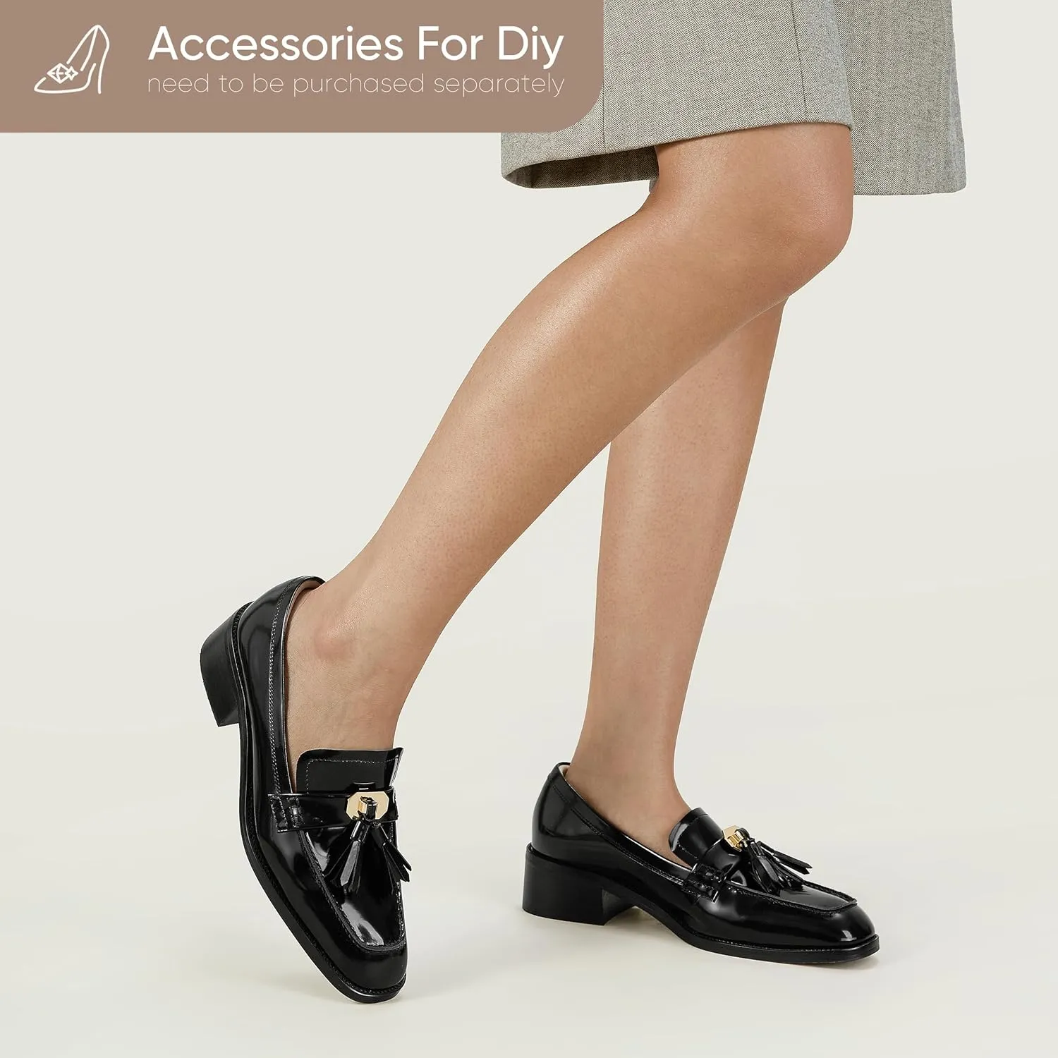 7or9 Loafers for Women Comfortable Air-Touch Foam Slip on Round-Toe Casual Dressy Mattress Flat Leather Women’s Flats