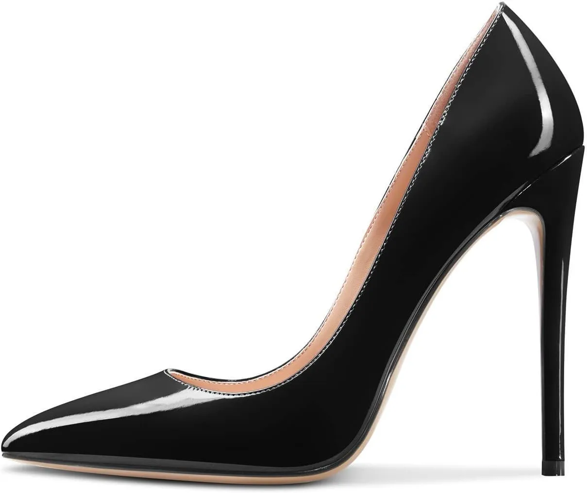 Aachcol Women Stiletto High Heel Close Pointed Toe Pumps Slip-on Wedding Party Sexy Cute Shoes