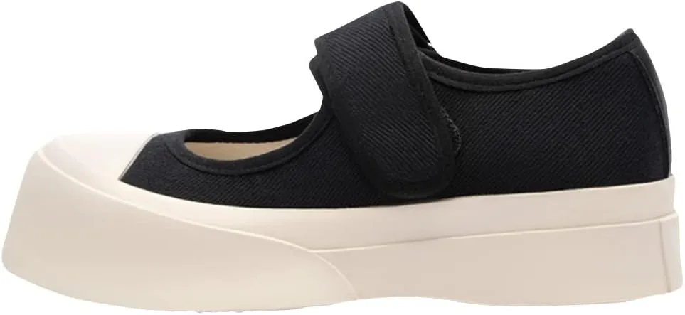 ACE SHOCK Women’s Platform Mary Janes Slip-on Canvas Shoes Comfortable Pumps Fashion Sneakers