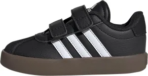 adidas VL Court 3.0 Skateboarding Sneaker for Unisex-Baby, Black, 11.0 cm