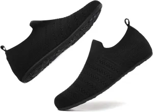 Adult Lightweight Slip-on Grip Indoor House Slippers Non-slip Barefoot House Home Shoes for Women Men