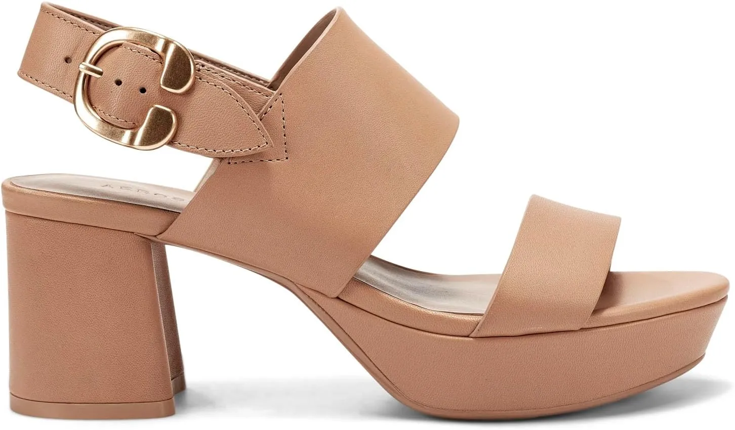 Aerosoles Women's Camera Platform Heeled Sandal