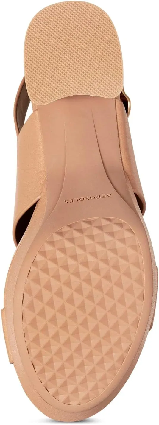Aerosoles Women's Camera Platform Heeled Sandal