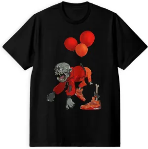 AJ 4 Brick by Brick 4s Shirt, Sneaker Zombie, Shirts Match Sneakers 2D Sneaker T-Shirt Teee