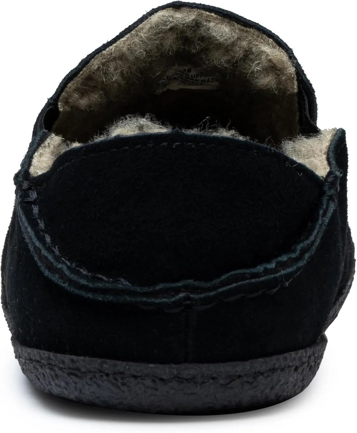 Alpine Swiss Gary Mens Genuine Suede Moccasin Slippers Sherpa Slip On Shoes