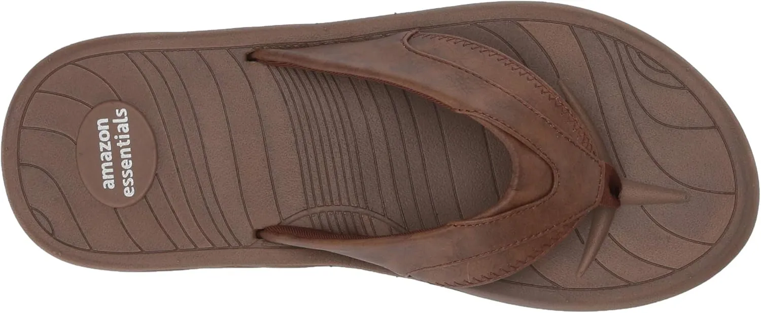 Amazon Essentials Men's Slip-on Flip Flop Comfort Sandals, Casual