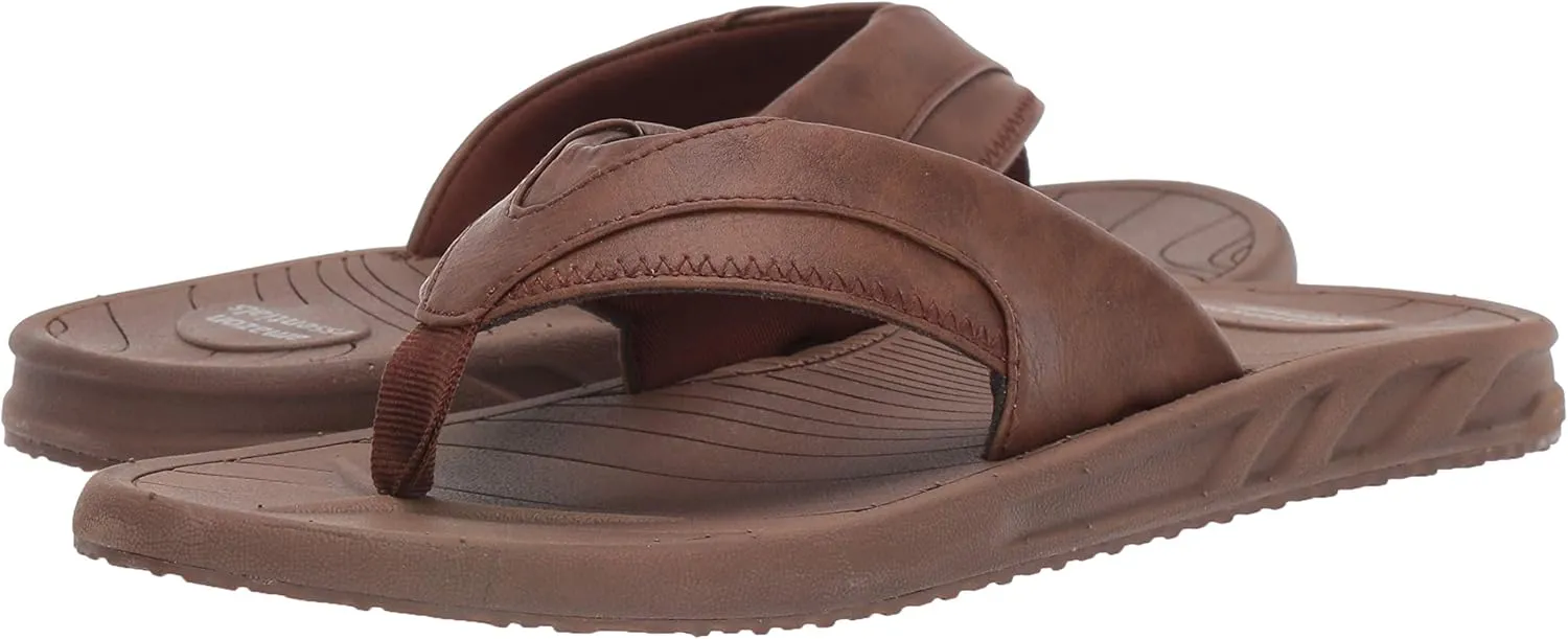 Amazon Essentials Men's Slip-on Flip Flop Comfort Sandals, Casual