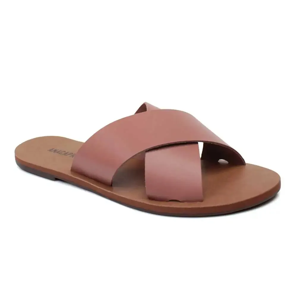 AnaCapri Double Slide Pink Nude Rosa