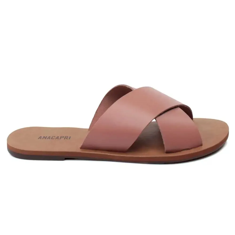 AnaCapri Double Slide Pink Nude Rosa