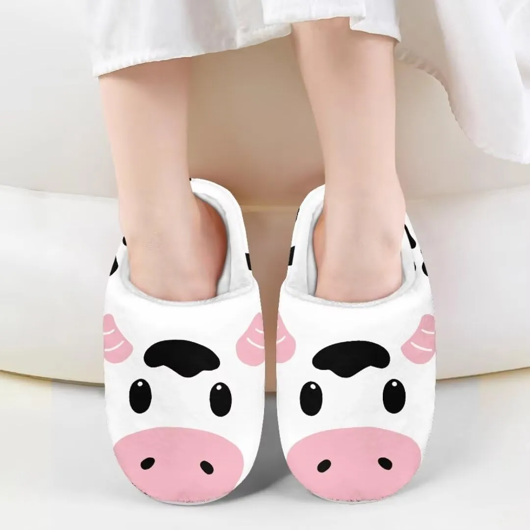 Animal Cotton Slippers for Kid Slip-On Slippers Fluffy Cozy Anti-Skid Outdoor Soft Plush Home Slipper for Kids