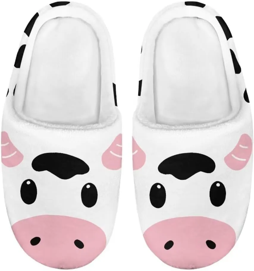 Animal Cotton Slippers for Kid Slip-On Slippers Fluffy Cozy Anti-Skid Outdoor Soft Plush Home Slipper for Kids