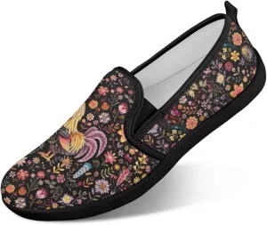 Animal Painted Women's Walking Shoes Fashion Casual Hand Free Slip On Sneakers Soft Breathable Gym Fitness Minimalist Comfy Traveling