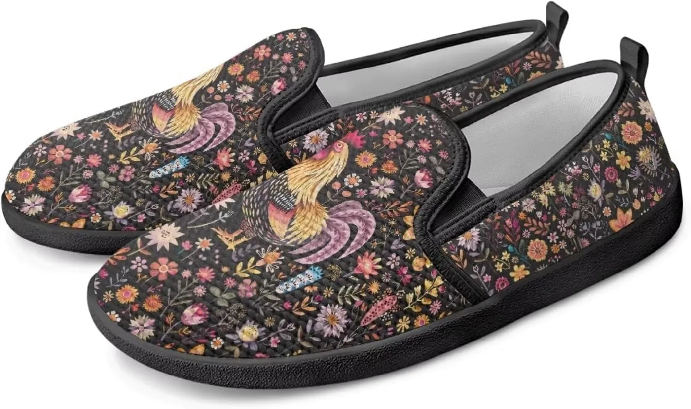 Animal Painted Women's Walking Shoes Fashion Casual Hand Free Slip On Sneakers Soft Breathable Gym Fitness Minimalist Comfy Traveling