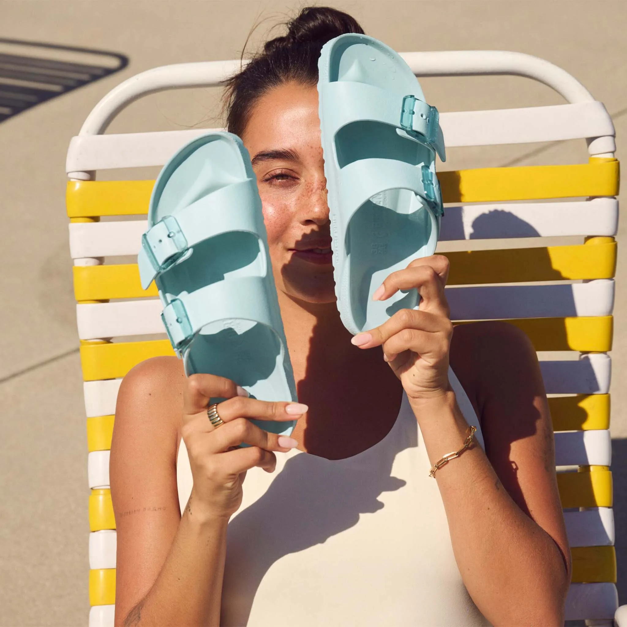 Arizona Stealth Eva Sandals in Surf