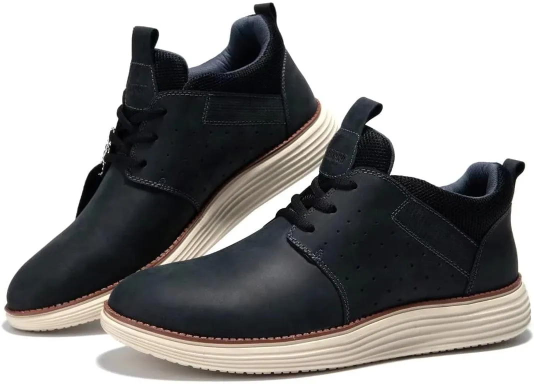 Arkbird Leather Loafers, Casual Slip-On Sneaker Shoes for Men