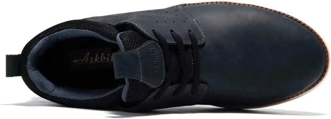 Arkbird Leather Loafers, Casual Slip-On Sneaker Shoes for Men