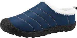 Asifn Mens Women Lightweight Bootie Slippers with Memory Foam Indoor Outdoor Warm House Shoes Waterproof Sport Lounge Camping Boots