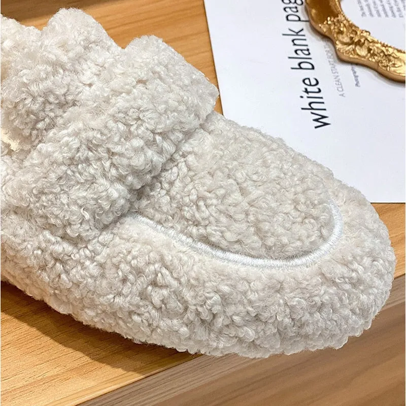 Avencea - Winter Plush Soft Slip-On Loafer Shoes