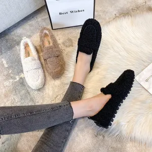 Avencea - Winter Plush Soft Slip-On Loafer Shoes