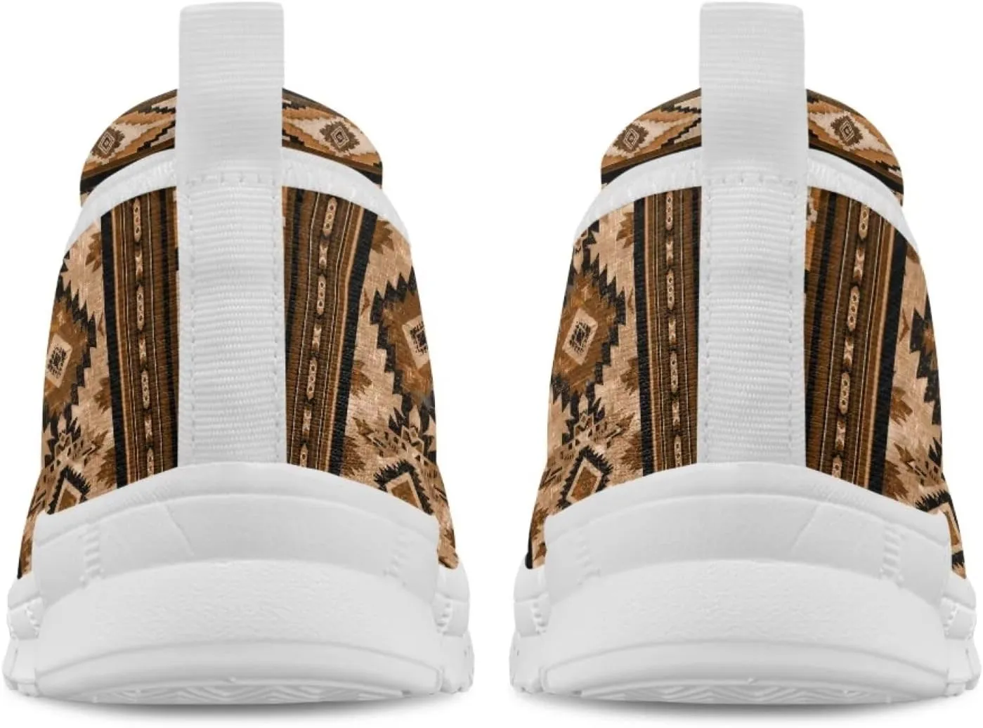 Aztec Tribal Slip On Walking Shoes for Women Orthopedic Soft Shoes Arch Support Diabetes Foam Shoes Anti-Skid