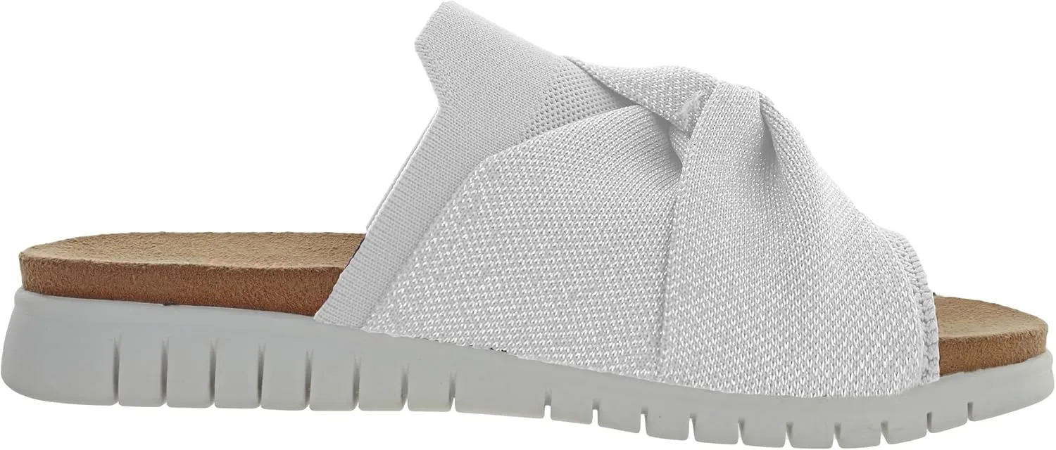 Bernie Mev Women's Twist Sandal with Bow Embellishment