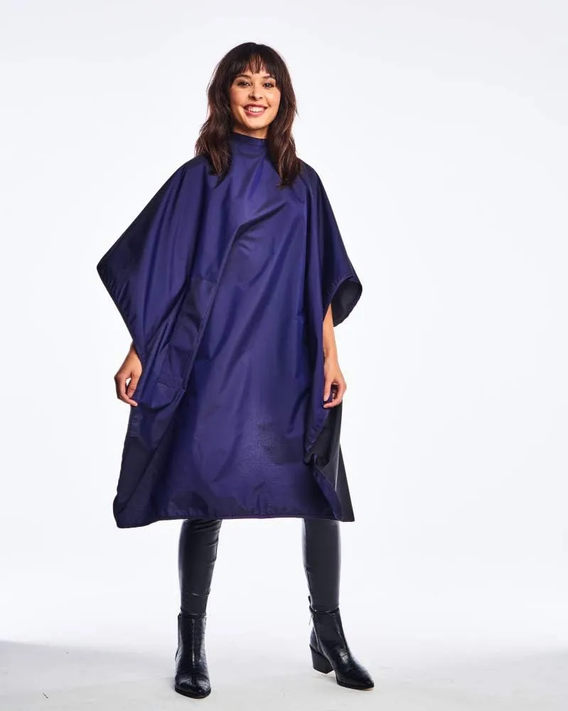 Betty Dain Hands-Free All-Purpose Bleach Proof Cape, 45" W x 58" L, Chemical, Color, Waterproof Polyester, Machine Washable