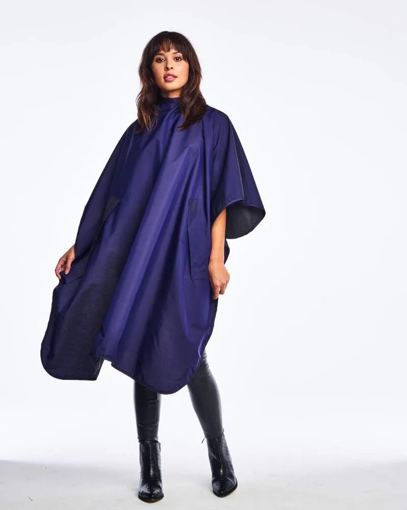 Betty Dain Hands-Free All-Purpose Bleach Proof Cape, 45" W x 58" L, Chemical, Color, Waterproof Polyester, Machine Washable