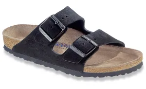 Birkenstock 95132 Arizona Soft Footbed - Black Suede