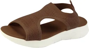 Black Sandals Women Breathable Orthopedic Sandal Comfortable Walking Tennis Shoes Hiking Outdoor Active Summer Dressy Soft Mat Diabetic Slippers