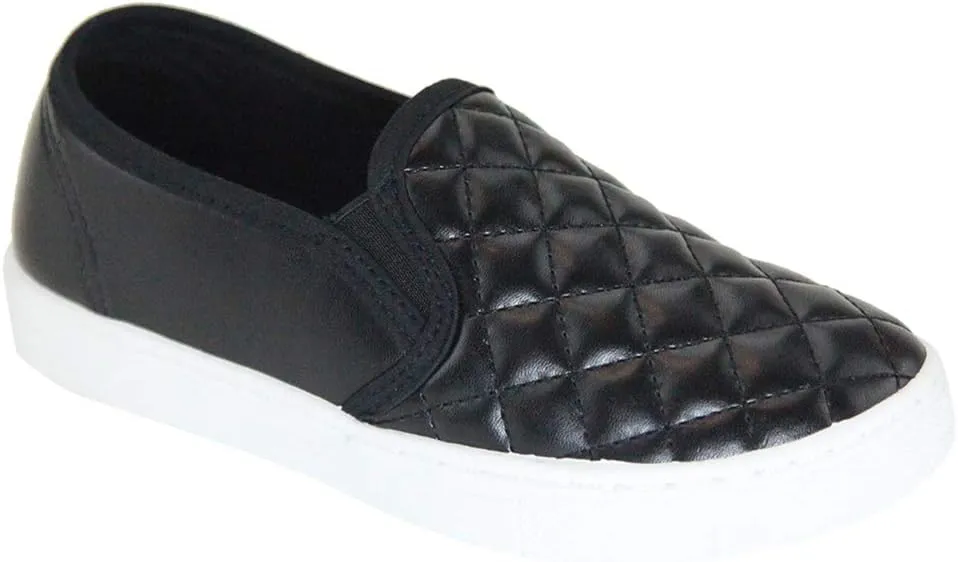 Blue Lemon Girls Quilted Fashion Slip On