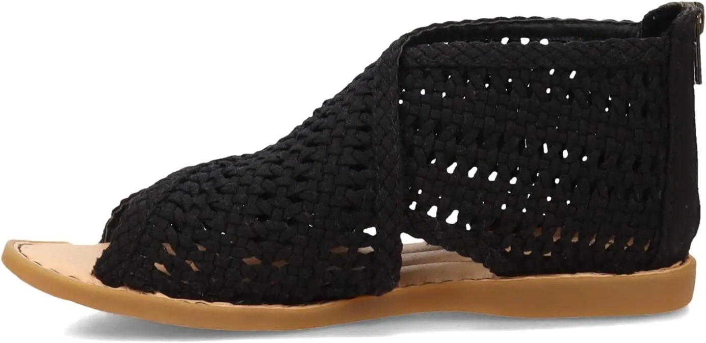 BORN Women's Comfortable IWA Macram Leather Sandal