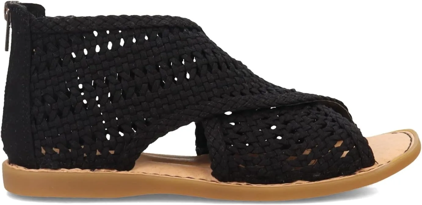 BORN Women's Comfortable IWA Macram Leather Sandal