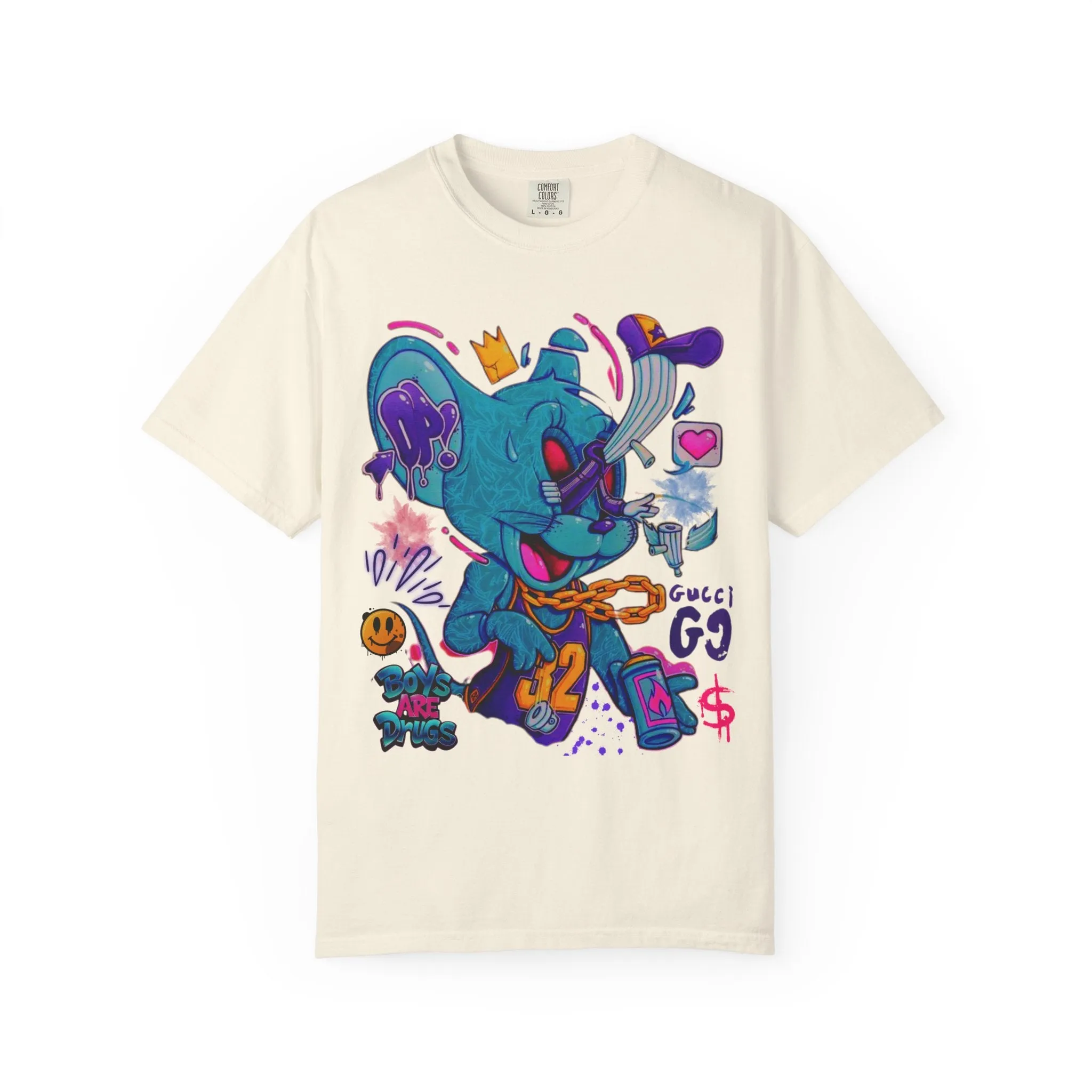 Boys Are Drugs Tee Jordan 1 Match Blk Grape