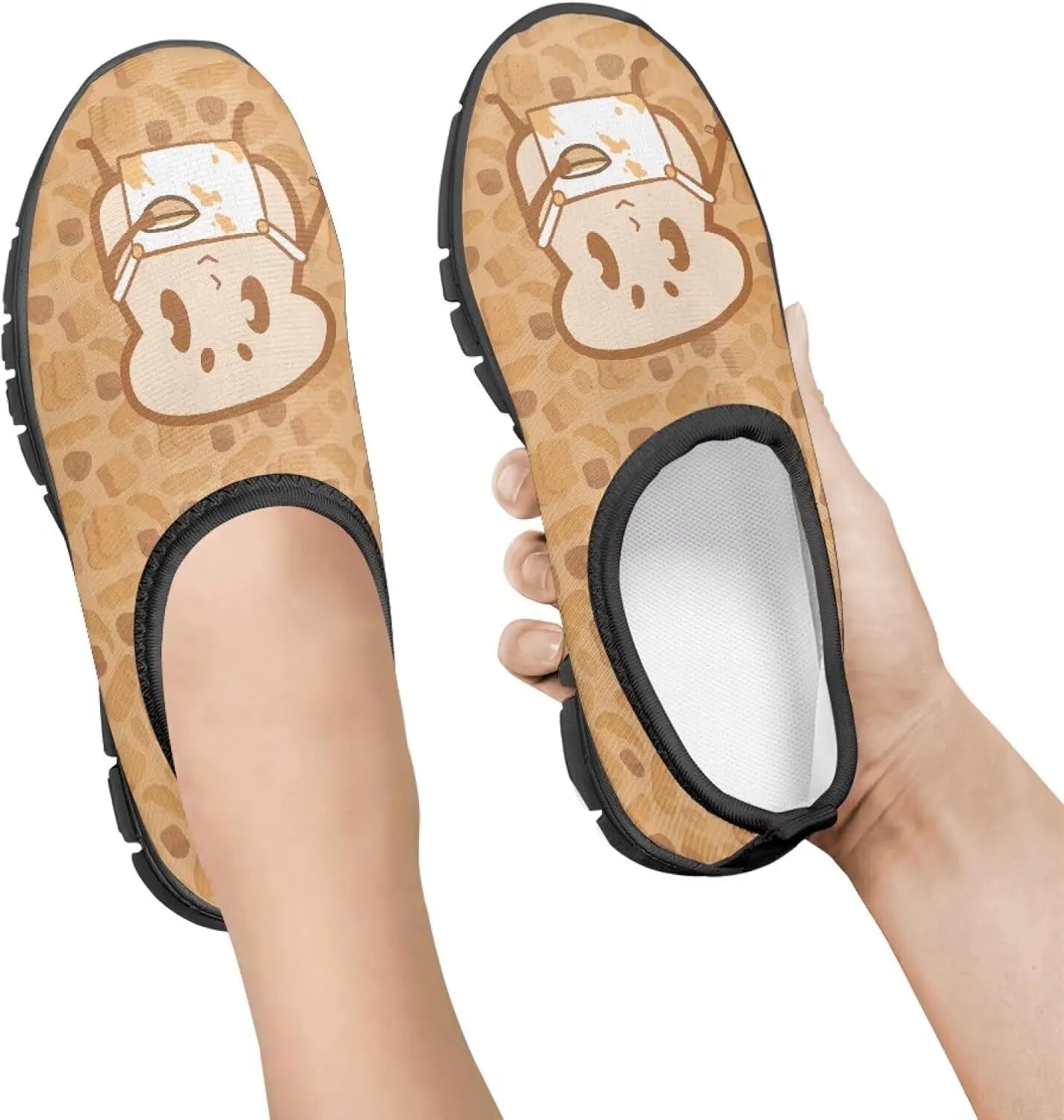 Boys Girls Slip On Shoes Kids Soft Casual Loafers Lightweight Non Slip Low Top Outdoors Walking Hiking Sneakers Black Sole Size 11-15