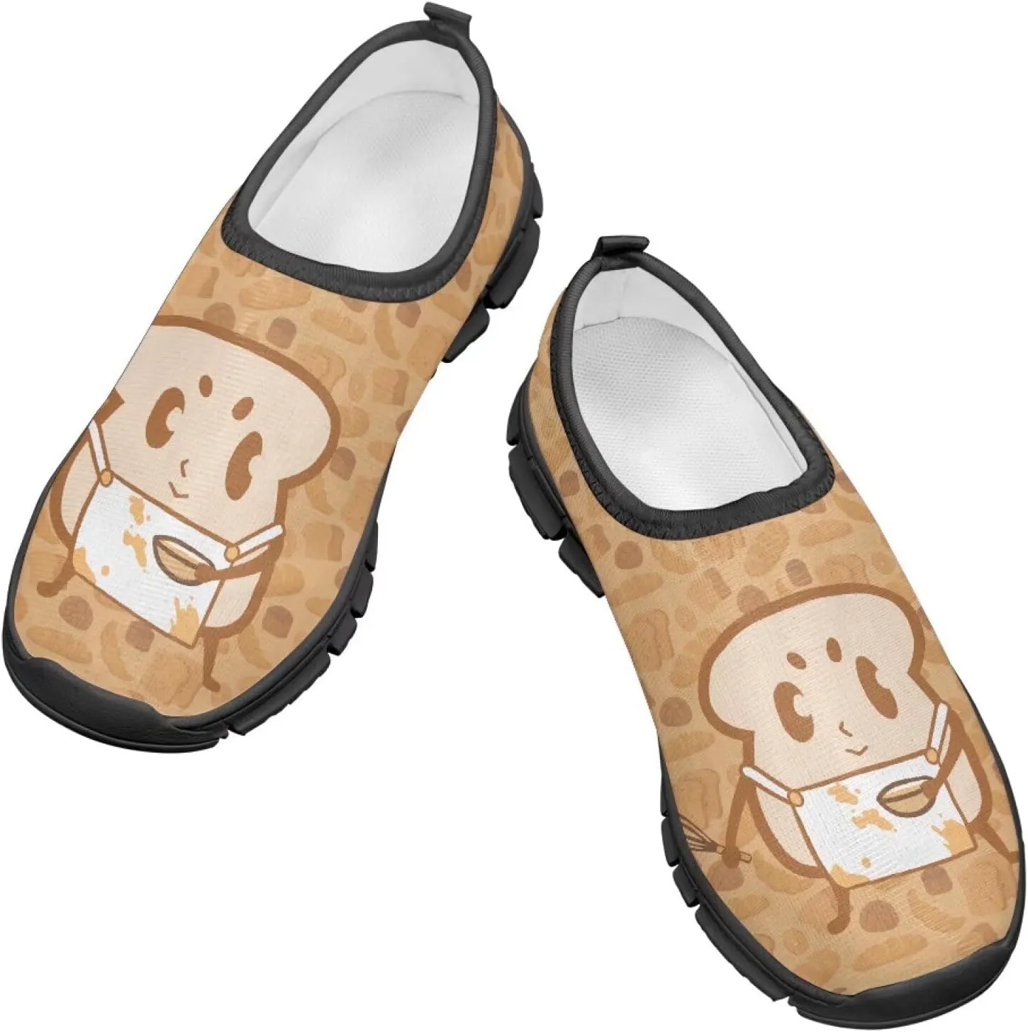 Boys Girls Slip On Shoes Kids Soft Casual Loafers Lightweight Non Slip Low Top Outdoors Walking Hiking Sneakers Black Sole Size 11-15