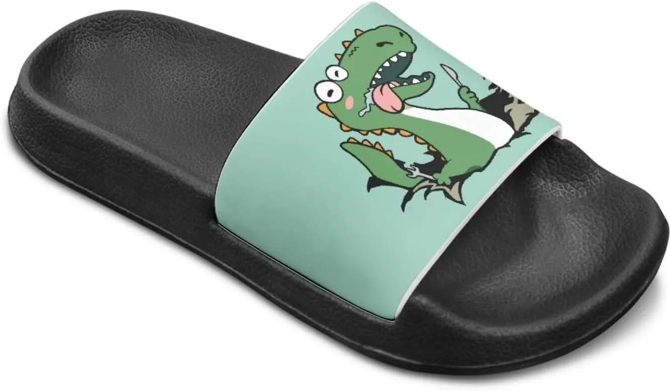 Boys Sandals with EVA Soft Sole Lightweight Slip-On Beach Slippers