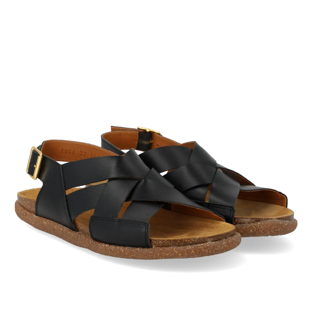 Braided footbed sandal