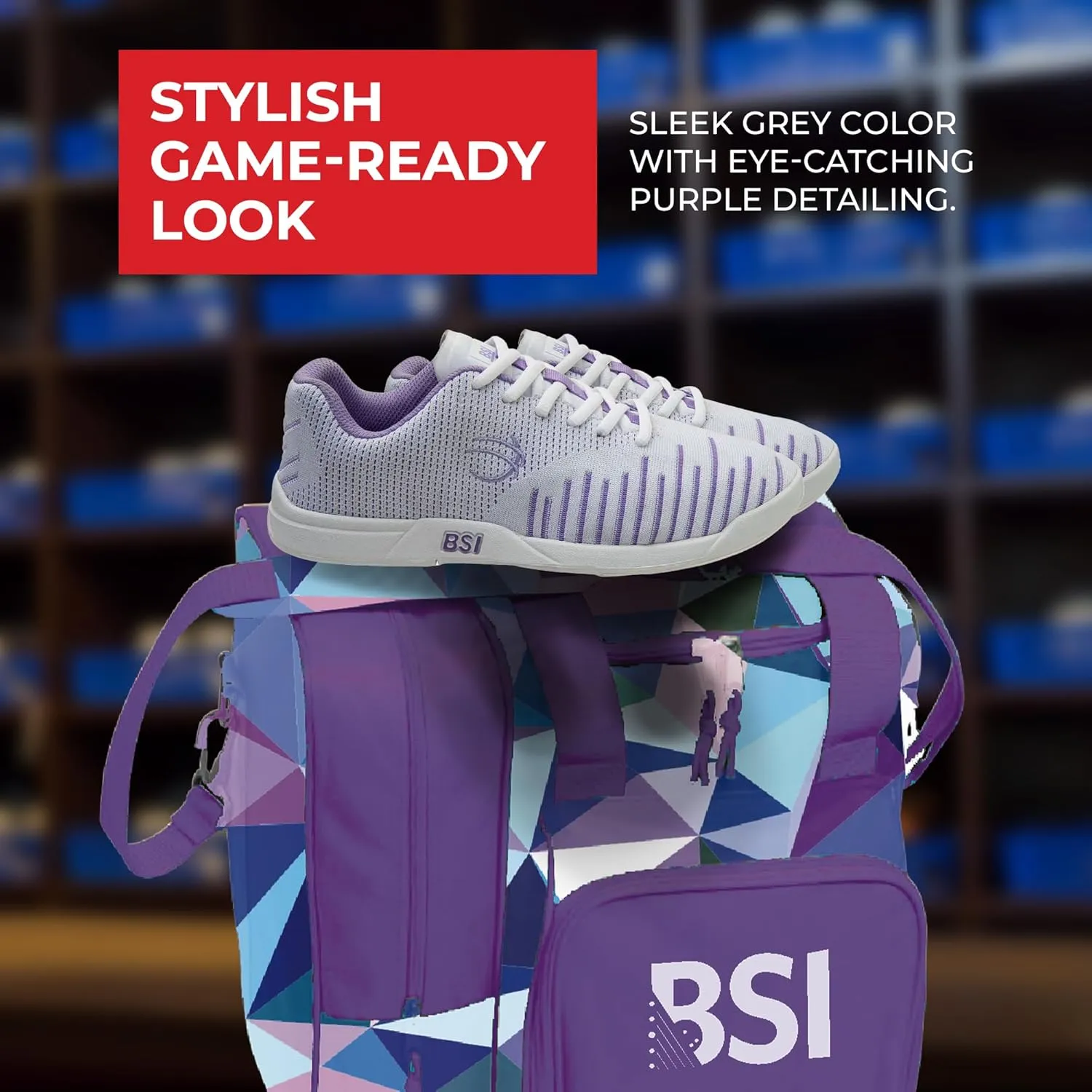 BSI BOWLER'S SUPERIOR INVENTORY, INC. Women's Bowling Shoe - Lightweight Shoes with Cushioned Support for Women