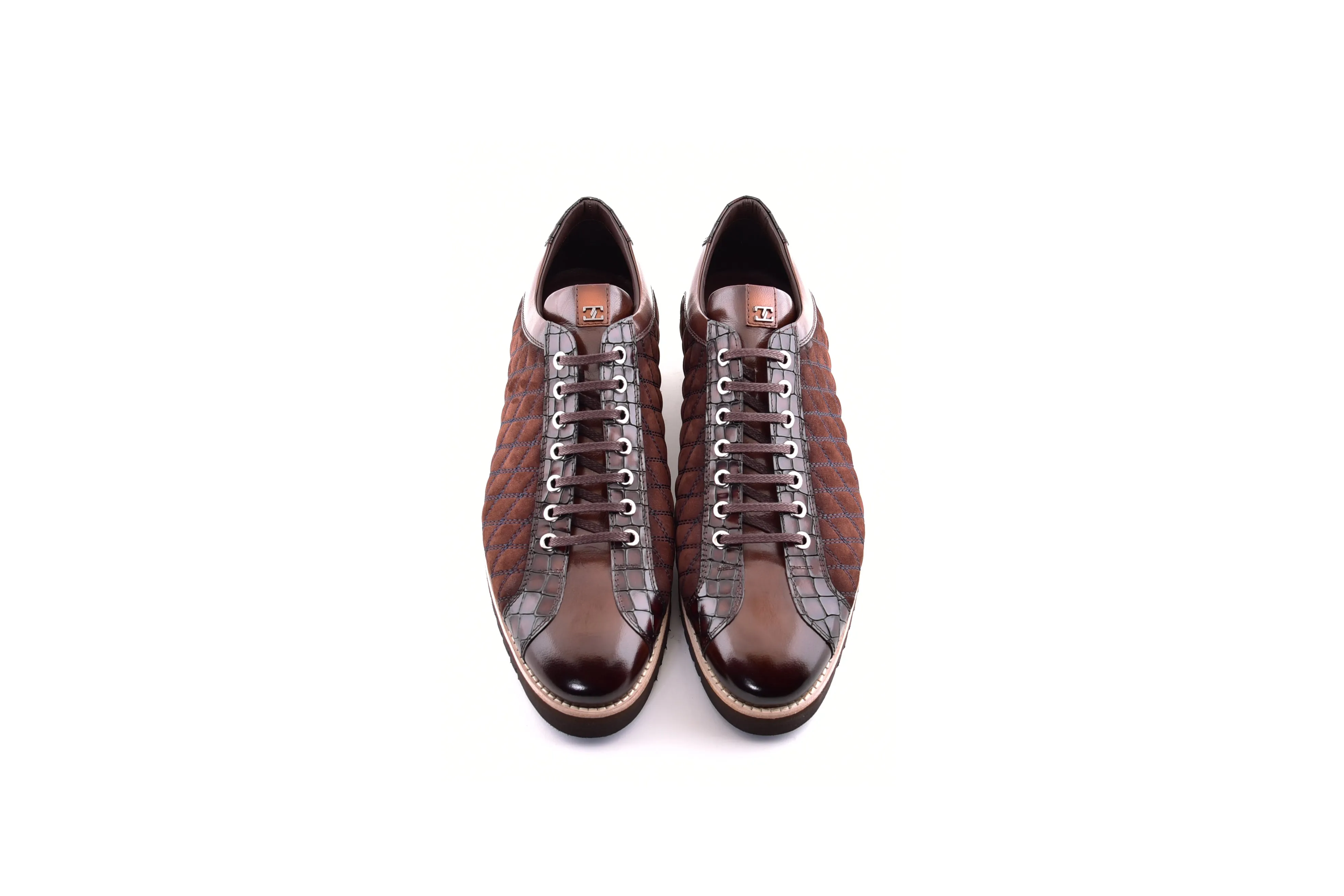 C21104- 4005 Fashion Sneaker- Brown