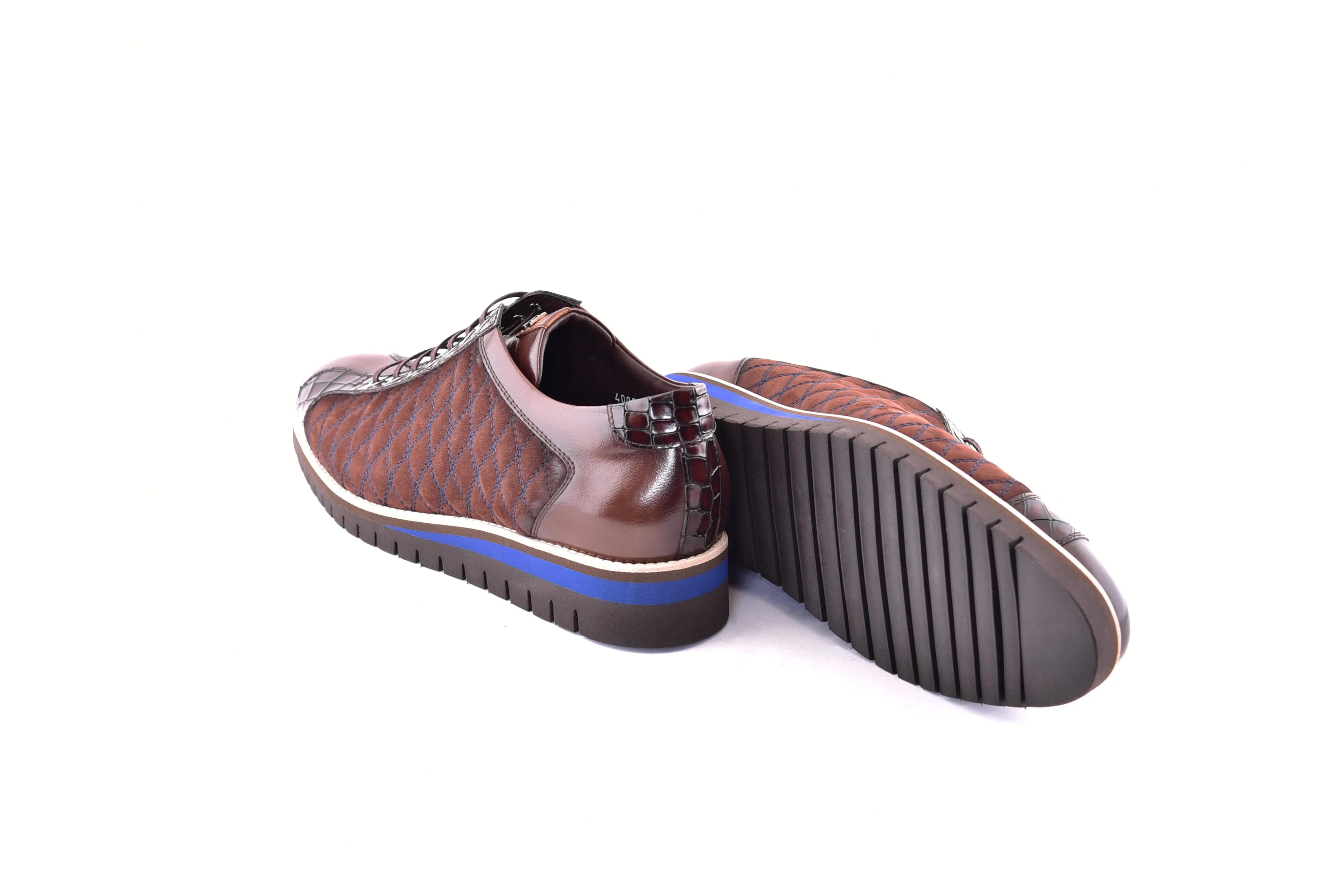 C21104- 4005 Fashion Sneaker- Brown