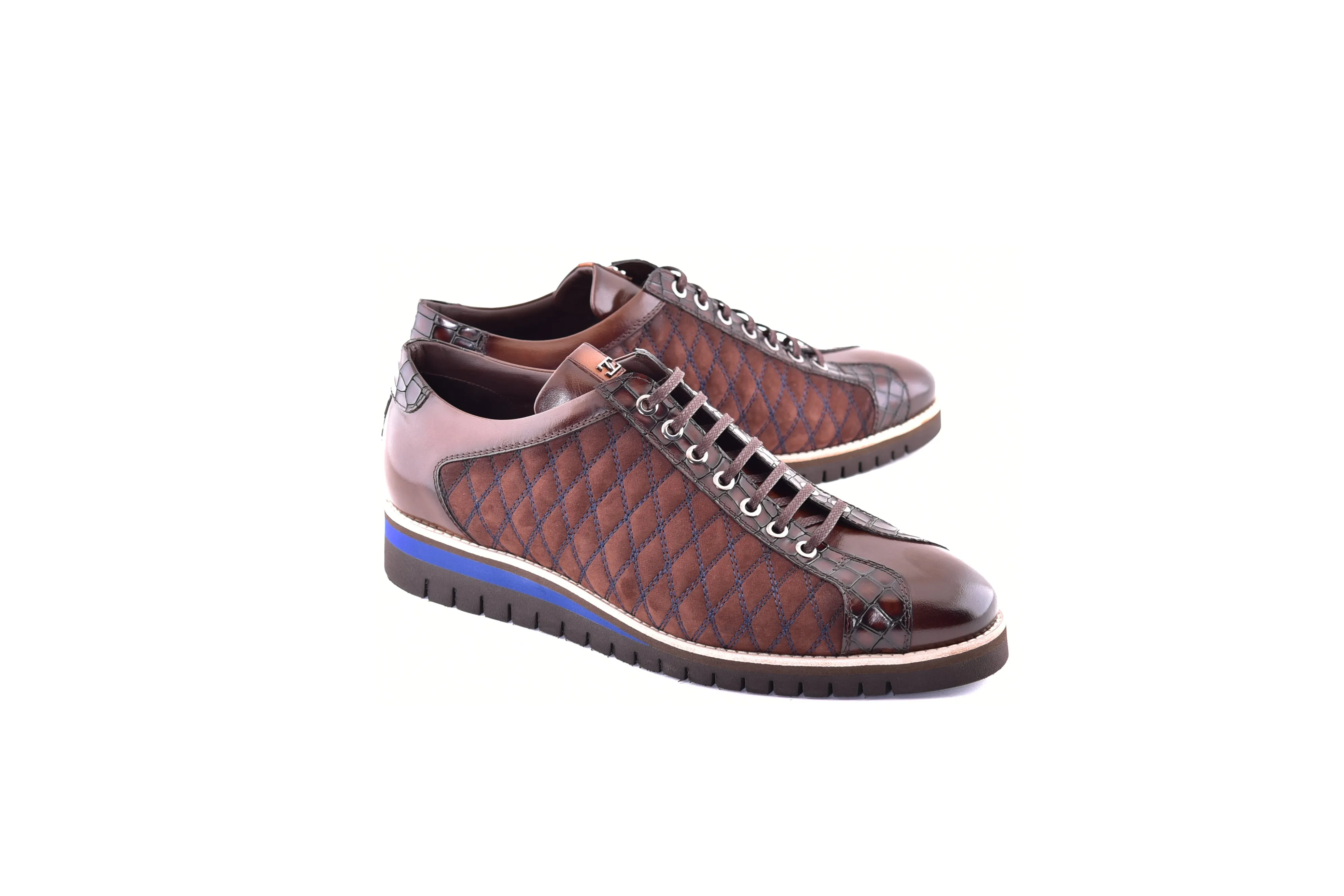 C21104- 4005 Fashion Sneaker- Brown